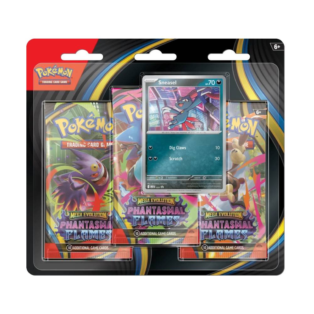 Pokemon Phantasmal Flames - 3 Pack Blister Sneasel