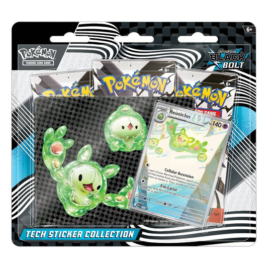 Pokemon Scarlet & Violet - Black Bolt Tech Sticker Collectie Reuniclus