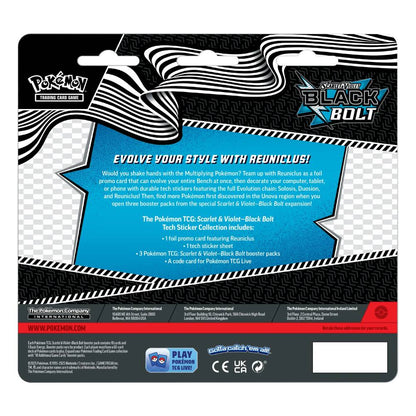 Pokemon Scarlet & Violet - Black Bolt Tech Sticker Collectie Reuniclus