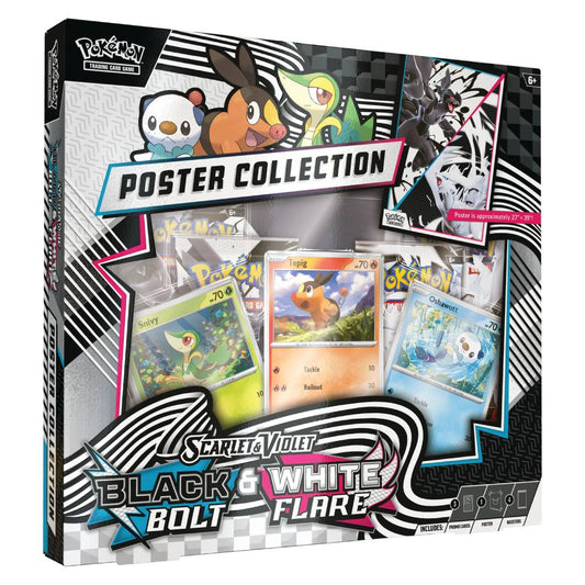 Pokemon Scarlet & Violet - Black Bolt & White Flare Poster Collection