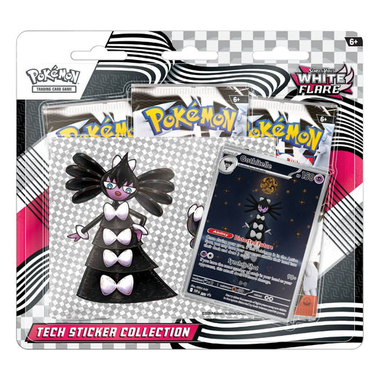 Pokemon Scarlet & Violet - White Flare Tech Sticker Collectie Gothitelle